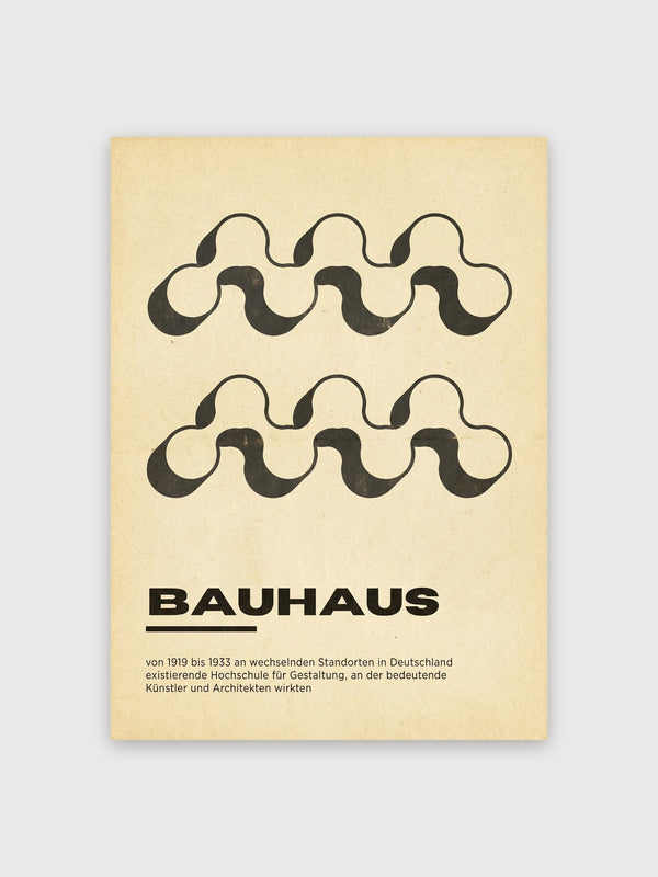Bauhaus 1919 Wave Design - Digital Download