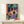 Bold modern art print featuring a trumpet player amid geometric shapes in gold, purple, and turquoise with energetic urban pop art style.