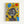 Y2K-inspired framed print depicting a playful robot king with headphones and crown, rendered in bold pop art style with dotted patterns and bright primary colors.
