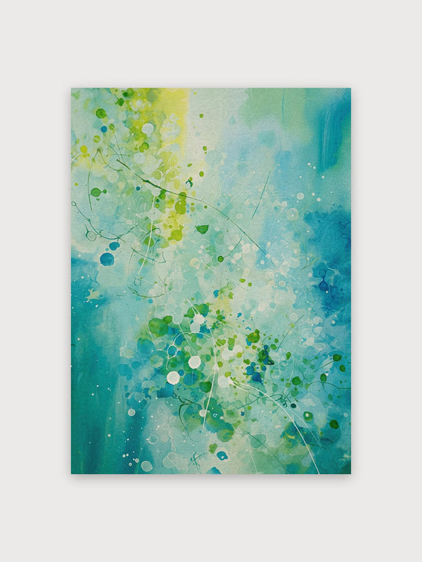 Teal Ocean Abstract - Digital Download