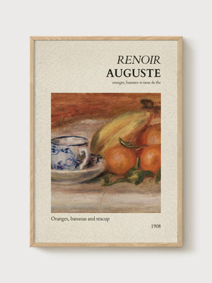 Pierre-Auguste Renoir Print poster in oak frame