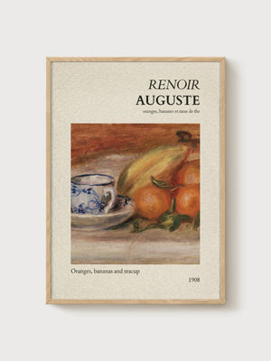 Pierre-Auguste Renoir Print poster in oak frame
