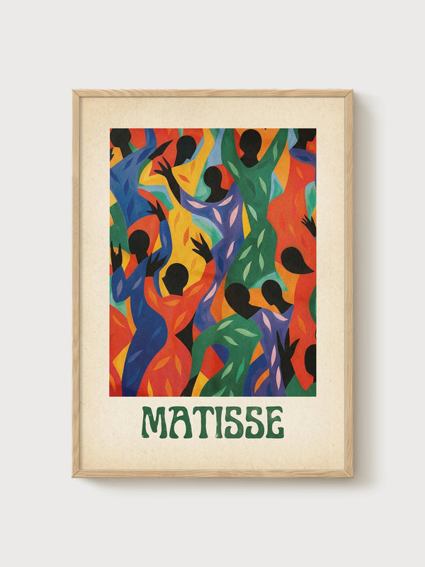 Henri Matisse Print poster in oak frame
