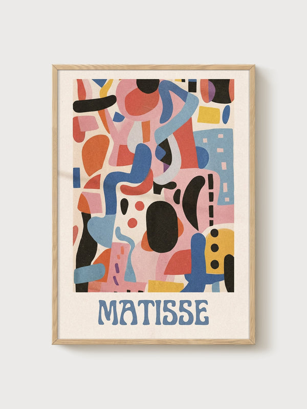 Henri Matisse Print poster in oak frame