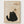 Black Cat Print poster in oak frame