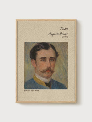 Pierre-Auguste Renoir poster in oak frame