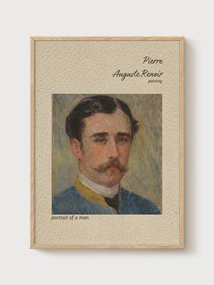 Pierre-Auguste Renoir poster in oak frame