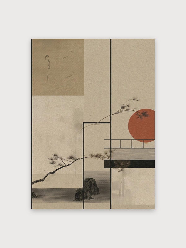 Zen Pine & Rising Sun - Digital Download