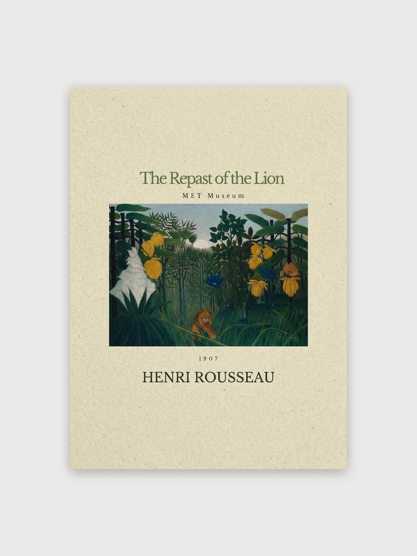 Rousseau Lion Feast - Digital Download