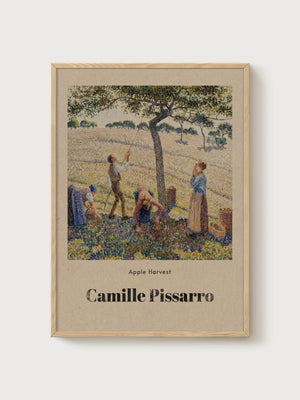 Camille Pissarro Print poster in oak frame