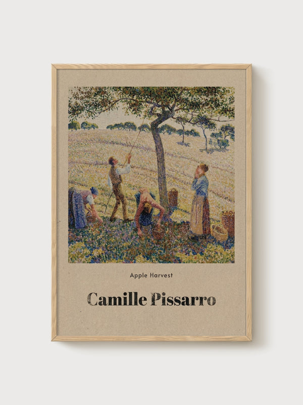 Camille Pissarro Print poster in oak frame