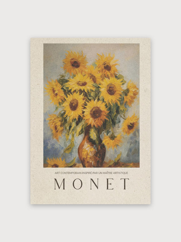 Monet Sunflowers - Digital Download