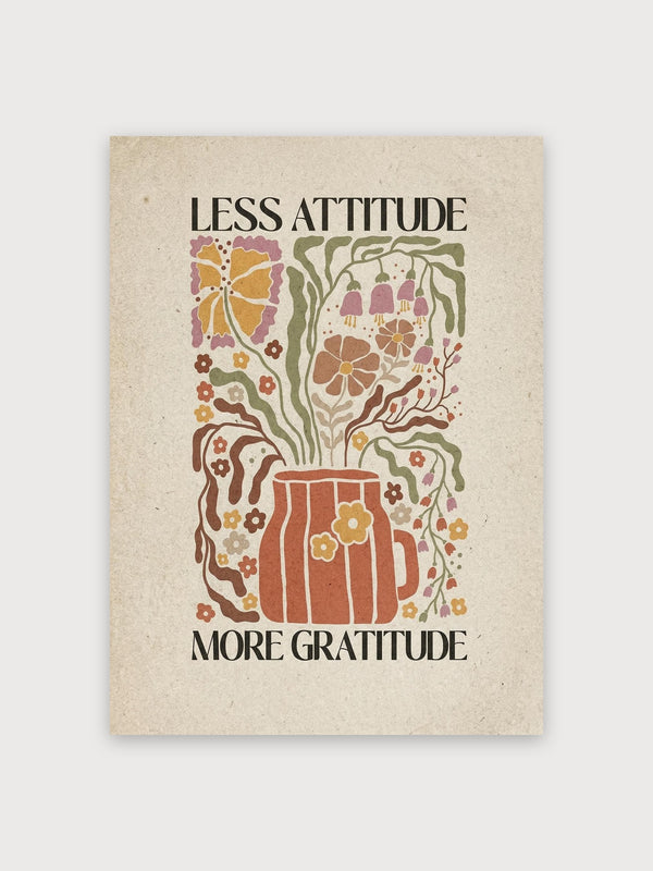 Less Attitude Gratitude - Digital Download
