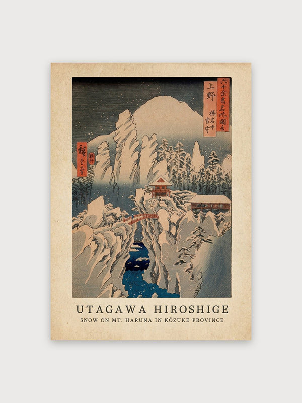 Hiroshige Winter Print - Digital Download