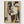 Mid Century Modern Cubist Woman Portrait poster in oak frame