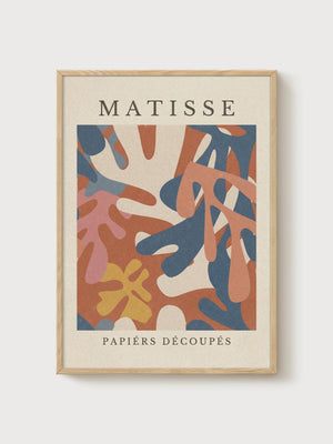 Henri Matisse Print poster in oak frame