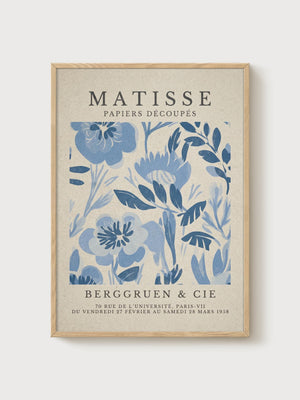 Henri Matisse Print poster in oak frame