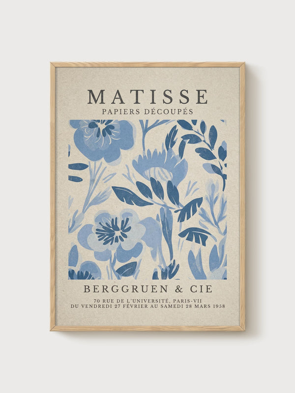 Henri Matisse Print poster in oak frame