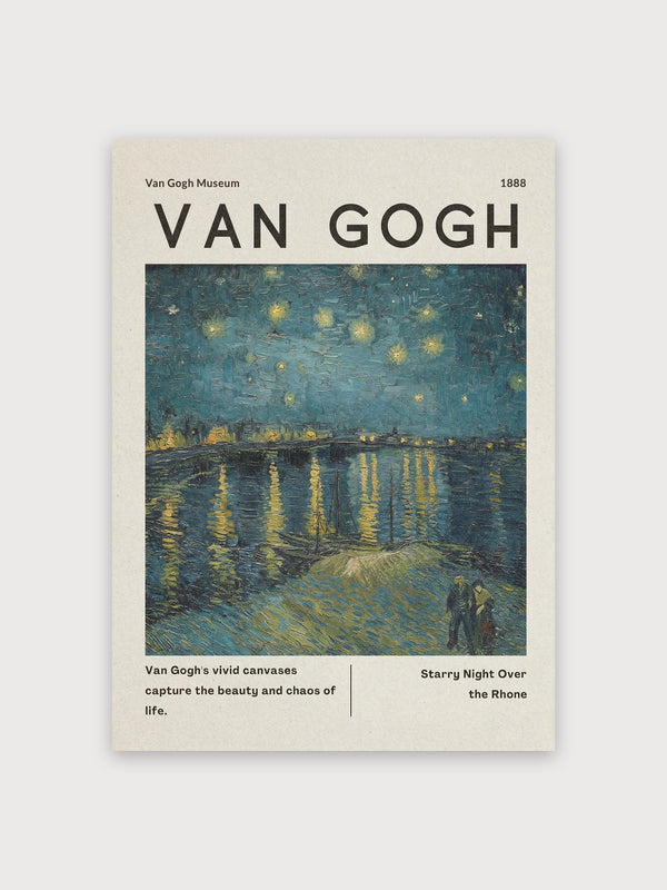 Van Gogh Starry Rhone - Digital Download