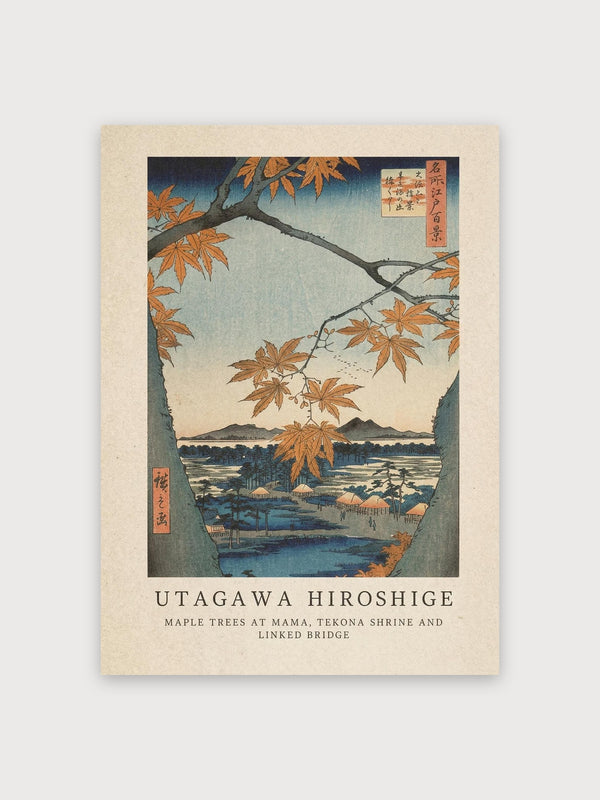 Hiroshige Maple Print - Digital Download