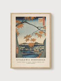 Hiroshige Maple Print