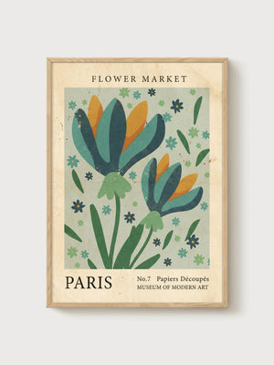 Henri Matisse Print poster in oak frame
