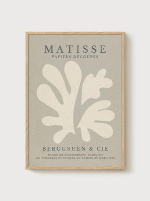 Henri Matisse Print poster in oak frame