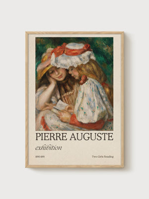 Pierre-Auguste Renoir Print poster in oak frame
