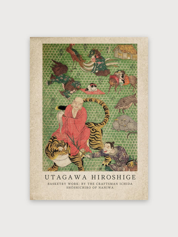 Hiroshige Tiger Print - Digital Download