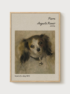 Pierre-Auguste Renoir Print poster in oak frame