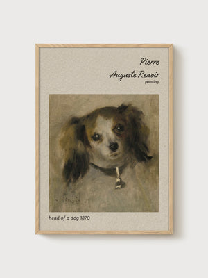 Pierre-Auguste Renoir Print poster in oak frame