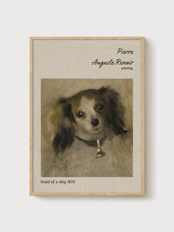 Pierre-Auguste Renoir Print poster in oak frame