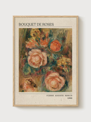 Pierre-Auguste Renoir Print poster in oak frame