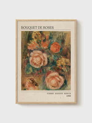 Pierre-Auguste Renoir Print poster in oak frame