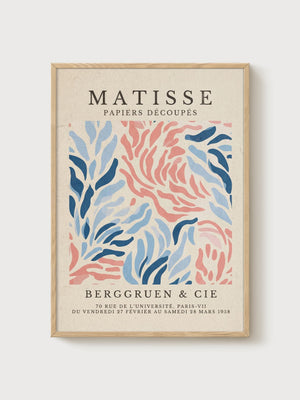 Henri Matisse Print poster in oak frame