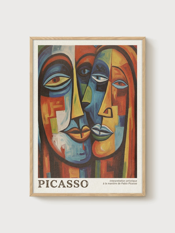 Pablo Picasso Poster poster in oak frame