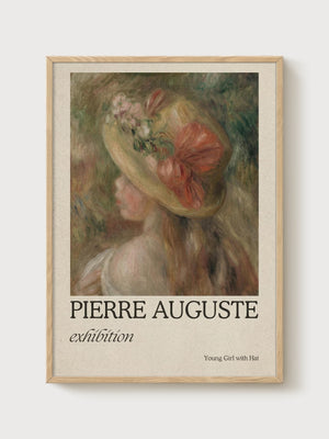 Pierre-Auguste Renoir Print poster in oak frame