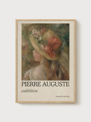 Pierre-Auguste Renoir Print poster in oak frame