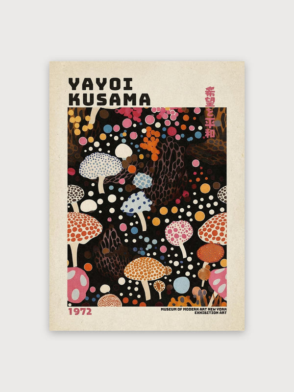 Kusama Mushroom 1972 - Digital Download