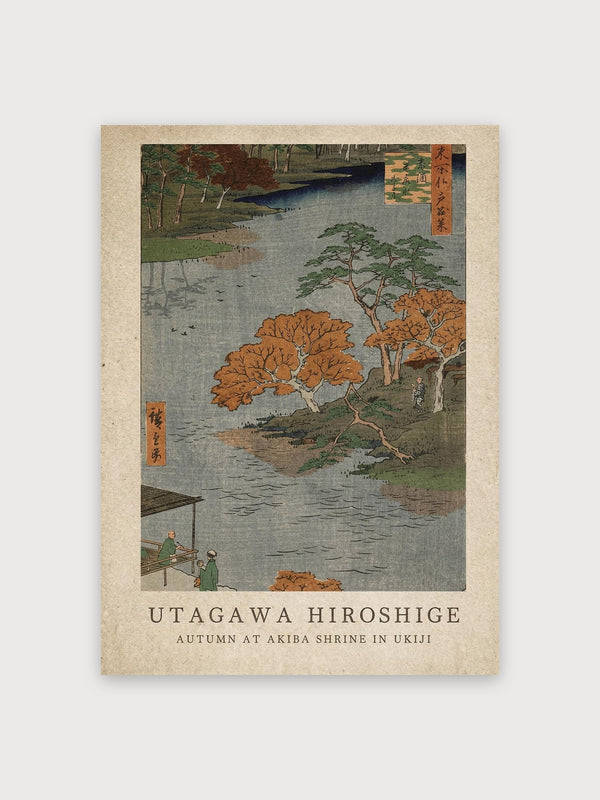 Hiroshige Autumn Akiba Ukiji - Digital Download