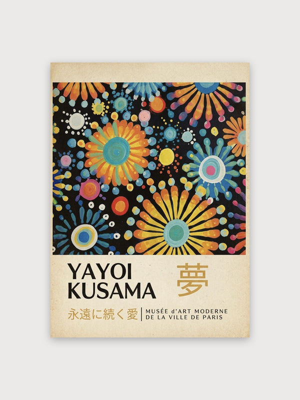 Kusama Dots Flowers - Digital Download