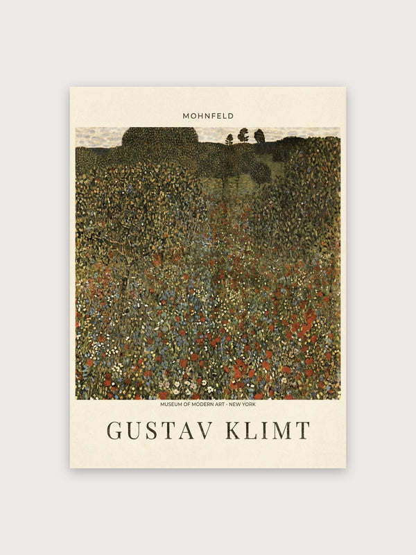Klimt Poppy Field - Digital Download