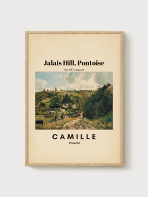 Camille Pissarro Print poster in oak frame