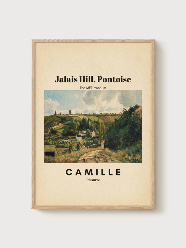 Camille Pissarro Print poster in oak frame
