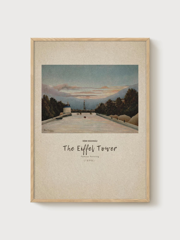 Henri Rousseau Print poster in oak frame