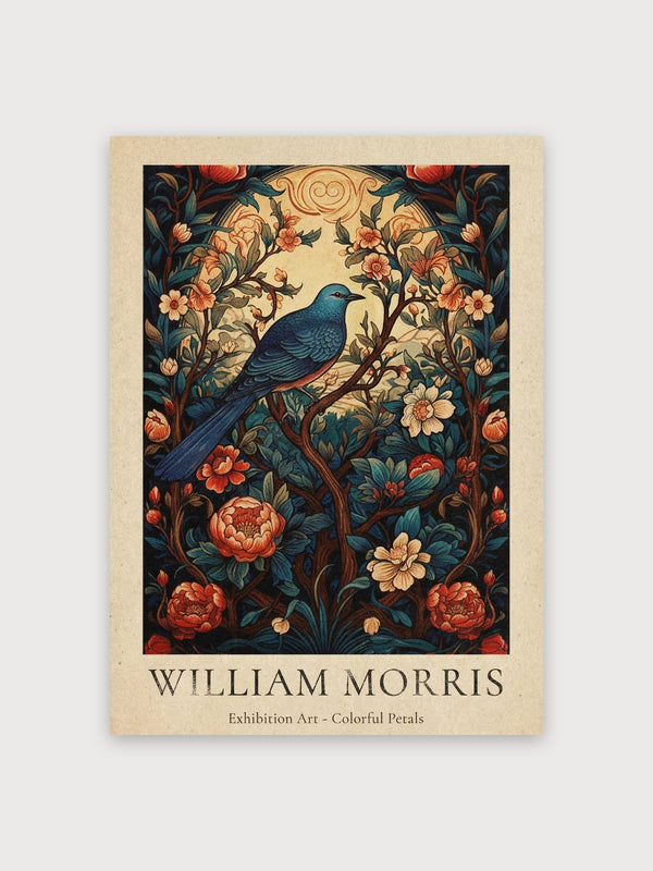 Morris Bird & Petals - Digital Download