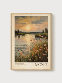 Monet Poppies River