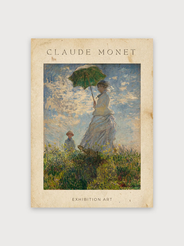 Monet Parasol Print - Digital Download