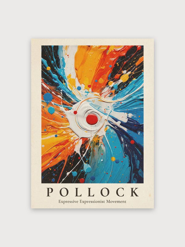Pollock Abstract Eye - Digital Download