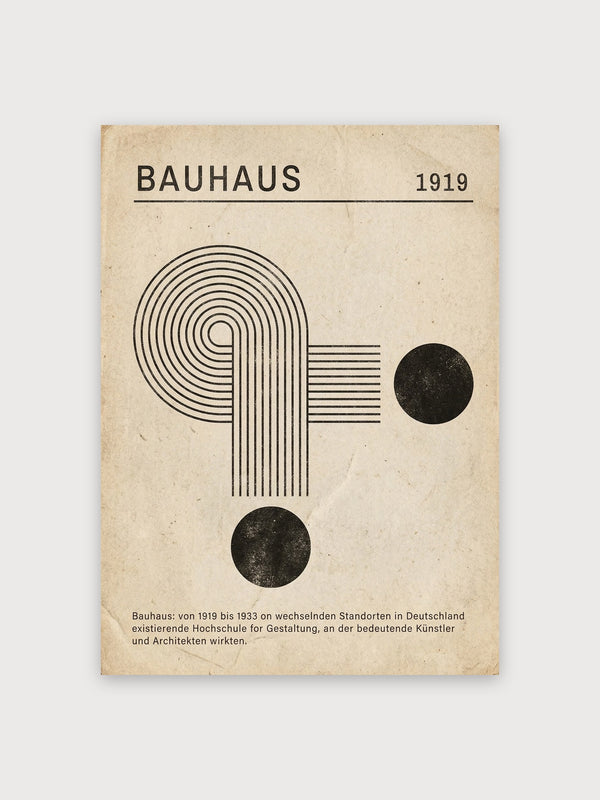 Bauhaus 1919 Print - Digital Download